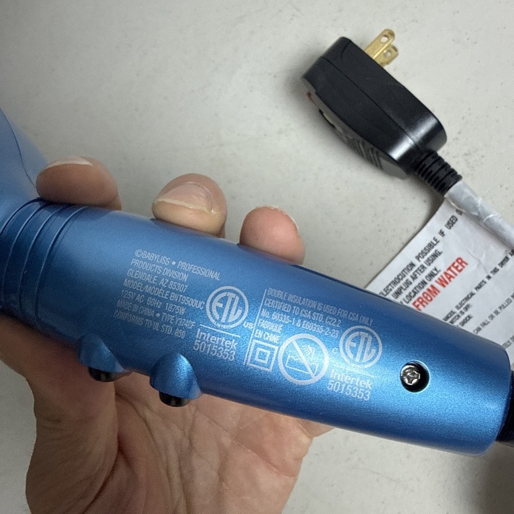 BaBylissPRO Nano Titanium Turbo Xtreme Professional Dryer - Blue - Picture 5 of 9